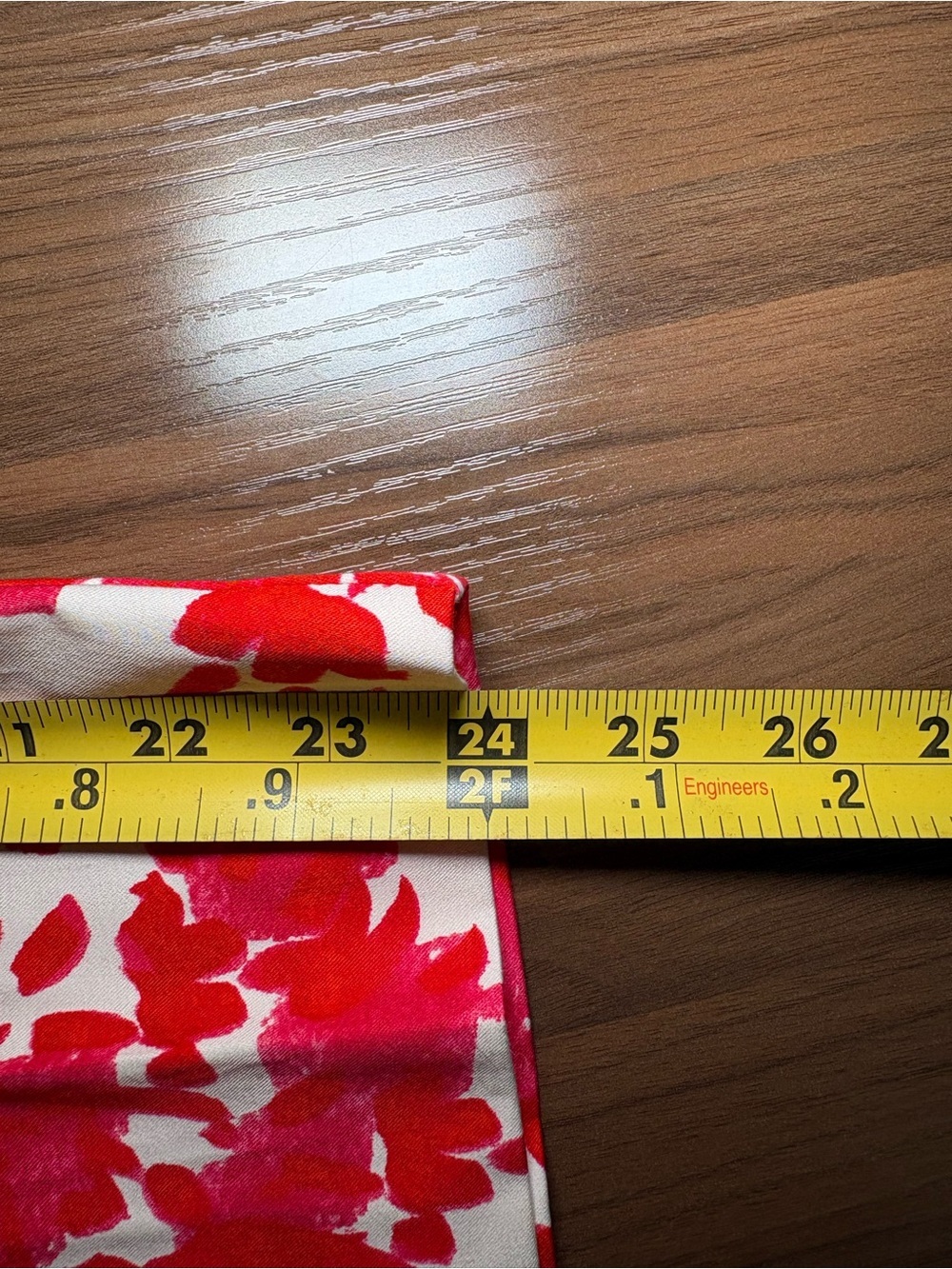 NWT New York & Company Pink Floral Pull-On Capri Pants | Slim Stretch Crop - Picture 12 of 12